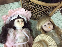 Poppen porcelein 3stuks - afbeelding 4 van  4