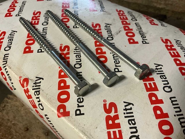 Poppers spaanplaatschroeven 6.0x100 (12500x) - afbeelding 2 van  6