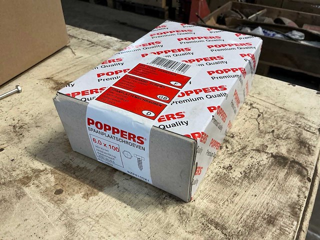 Poppers spaanplaatschroeven 6.0x100 (12500x) - afbeelding 4 van  6