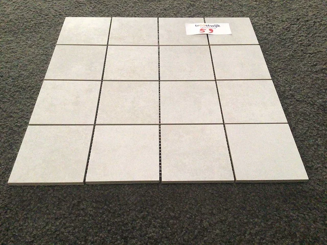 Porcelaingres radical shabby white mat mozaïektegel 30x30 cm 10,91 m² - afbeelding 5 van  5
