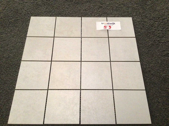 Porcelaingres radical shabby white mat mozaïektegel 30x30 cm 10,91 m² - afbeelding 1 van  5