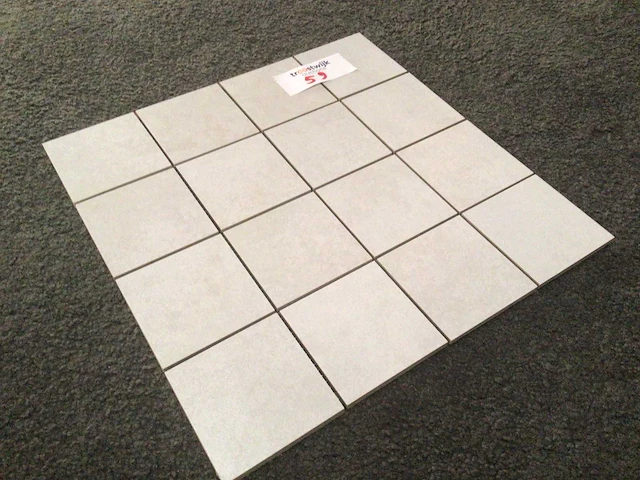 Porcelaingres radical shabby white mat mozaïektegel 30x30 cm 10,91 m² - afbeelding 3 van  5