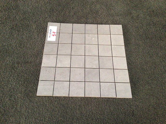Porcelaingres urban grey mat mozaïektegel 30x30 cm 10,91 m² - afbeelding 4 van  4