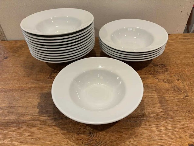 Porcelite - diep bord ø 25 cm (40x) - afbeelding 1 van  4