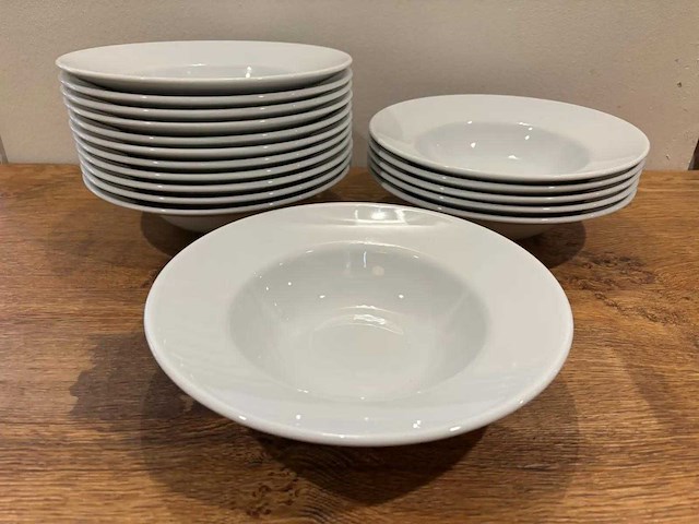 Porcelite - diep bord ø 25 cm (40x) - afbeelding 3 van  4