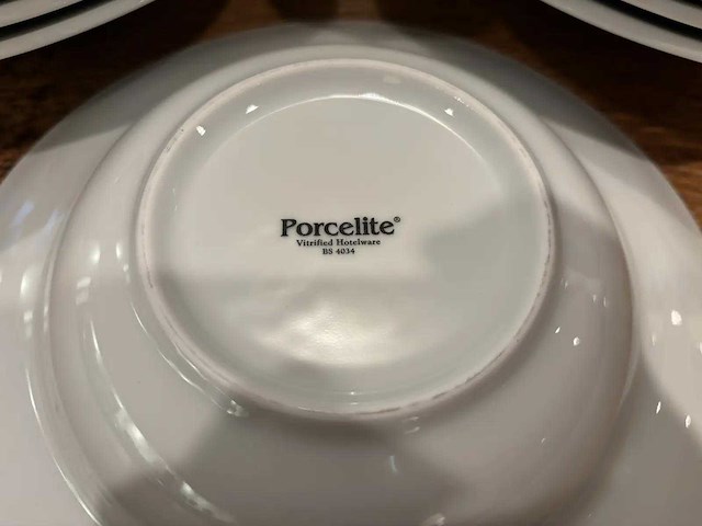 Porcelite - diep bord ø 25 cm (40x) - afbeelding 4 van  4