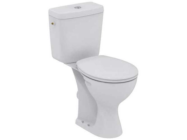 Porcher e905701 staand toilet met reservoir – wit - afbeelding 1 van  3