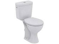 Porcher e905701 staand toilet met reservoir – wit - afbeelding 1 van  3