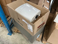 Porcher e905701 staand toilet met reservoir – wit - afbeelding 2 van  3