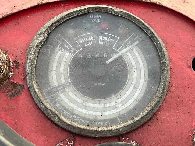 Porsche 219 oldtimer tractor - afbeelding 15 van  16