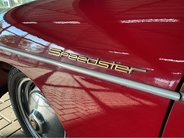 Porsche 356 speedster replica | 1.6 | circa 50 pk | 1990 | youngtimer | 24.000 km | volswagen / mitsuoka bubu speedster | btw auto - afbeelding 17 van  35
