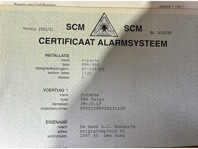 Porsche 911 3.6 targa, automaat, 39-jg-lf - afbeelding 9 van  18