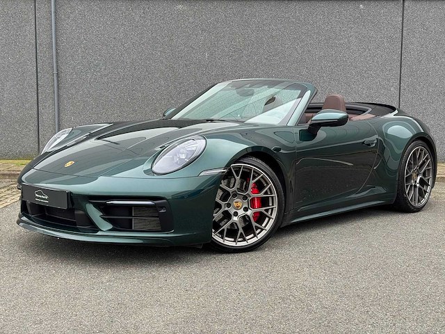 Porsche 911 cabrio 3.0 carrera s forest green pts | s-495-tr - afbeelding 3 van  40
