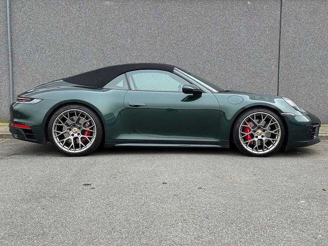 Porsche 911 cabrio 3.0 carrera s forest green pts | s-495-tr - afbeelding 5 van  40
