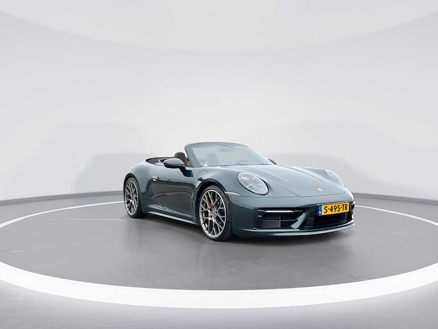 Porsche 911 cabrio 3.0 carrera s forest green pts | s-495-tr - afbeelding 22 van  40