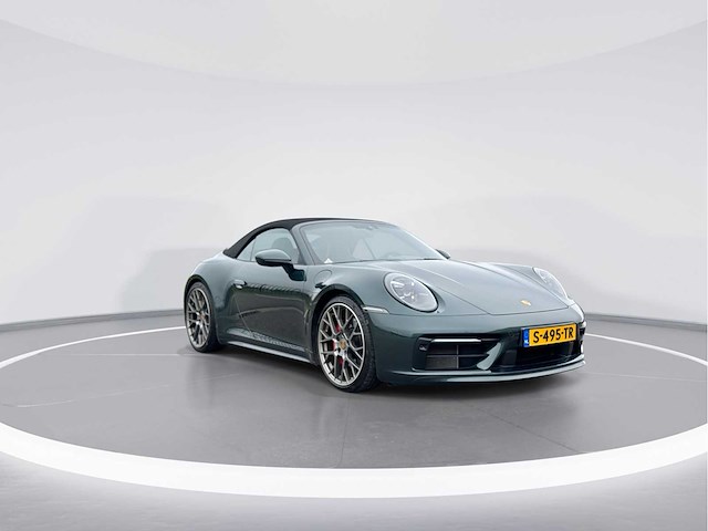 Porsche 911 cabrio 3.0 carrera s forest green pts | s-495-tr - afbeelding 15 van  40