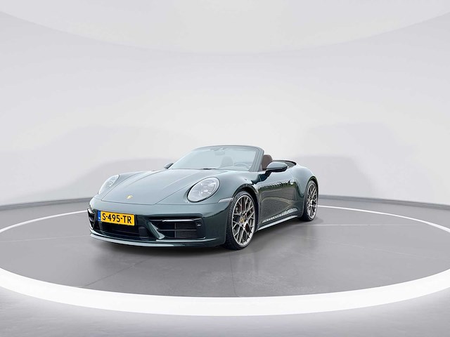 Porsche 911 cabrio 3.0 carrera s forest green pts | s-495-tr - afbeelding 31 van  40