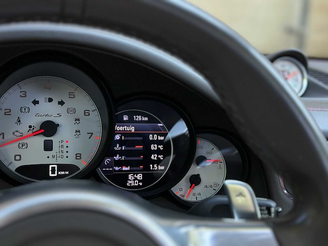 Porsche 911 turbo s cabriolet 991 3.8 6-cilinder cabrio 560pk 2014 (origineel-nl), nl-kenteken - afbeelding 9 van  31