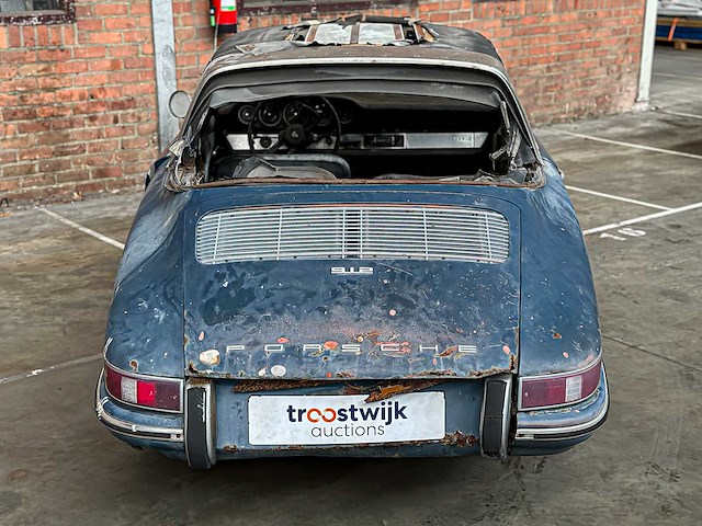 Porsche 912 soft-window targa (matching-numbers) 1967 -barnfind- - afbeelding 3 van  22