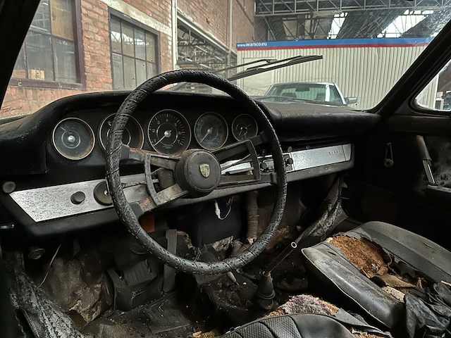 Porsche 912 soft-window targa (matching-numbers) 1967 -barnfind- - afbeelding 5 van  22