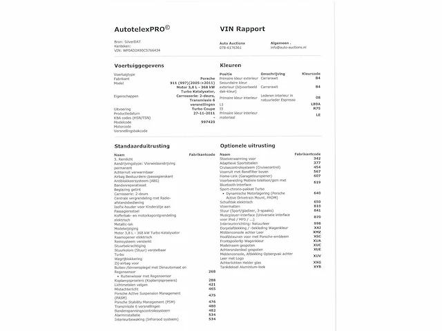Porsche 997 2 3.6 500pk 2012 automaat, hsv-74-z - afbeelding 16 van  27