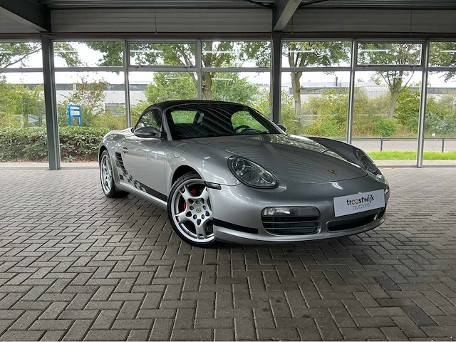 Porsche boxster s 987 | 3.2 280 pk | 2006 | youngtimer | gt silver metallic | 19 inch carrera s wielen | bose | btw auto - afbeelding 1 van  26