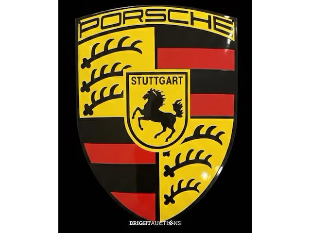 Porsche emaillebord | 54 x 40 cm - afbeelding 4 van  9