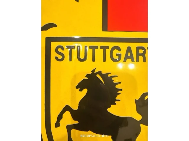 Porsche emaillebord | 54 x 40 cm - afbeelding 8 van  9