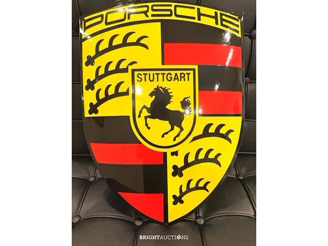 Porsche emaillebord | 54 x 40 cm - afbeelding 9 van  9