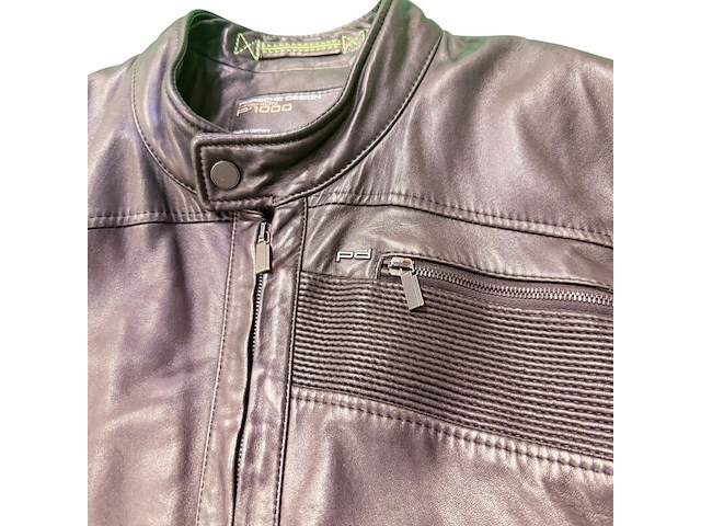 Porsche p1000 special edition lederen racing jas - maat m - afbeelding 7 van  11