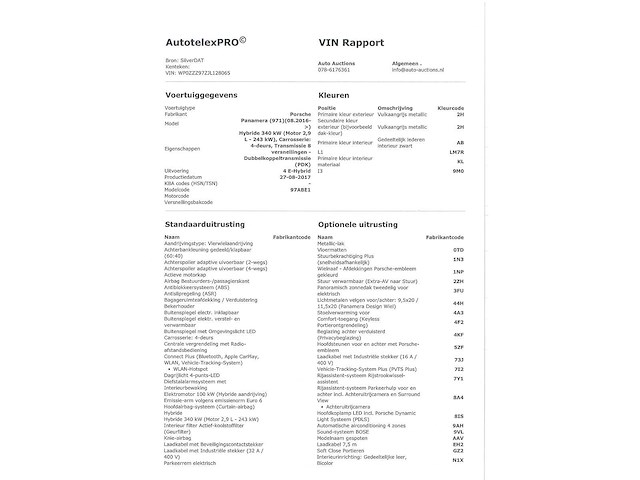 Porsche panamera 2.9 4 e-hybrid 2018 automaat, l-650-gt - afbeelding 38 van  46
