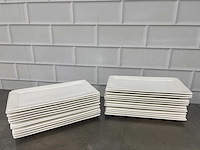 Porselein - bord/ schaal (25x) - afbeelding 1 van  2