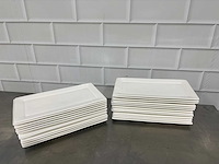 Porselein - bord/ schaal (25x) - afbeelding 4 van  4