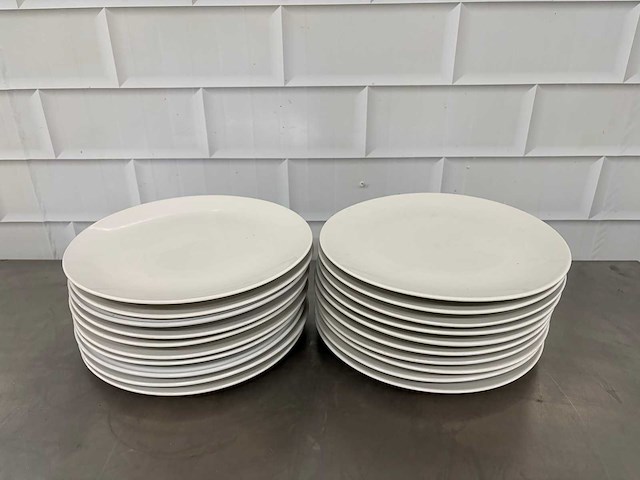 Porselein bord (20x) - afbeelding 2 van  4