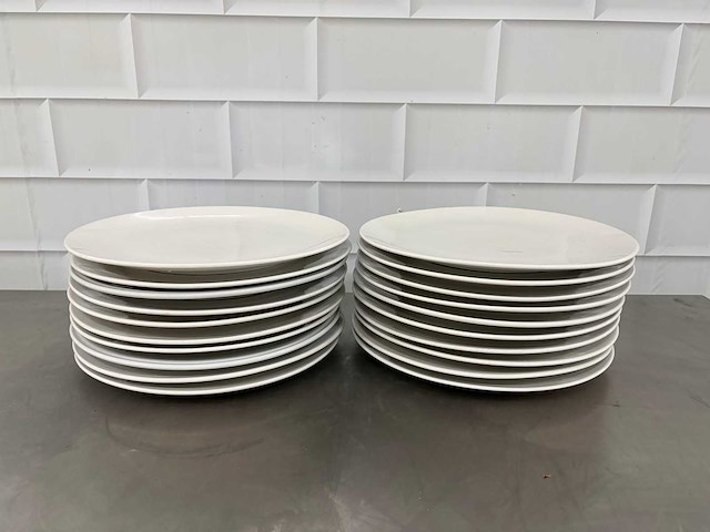 Porselein bord (20x) - afbeelding 4 van  4