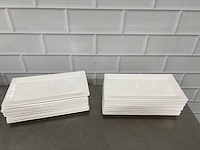 Porselein bord (20x) - afbeelding 2 van  6