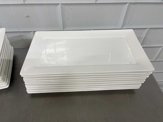 Porselein bord (20x) - afbeelding 4 van  6