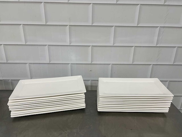 Porselein bord (20x) - afbeelding 3 van  5
