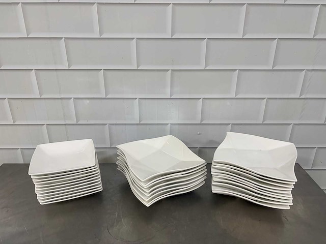Porselein bord (30x) - afbeelding 2 van  4