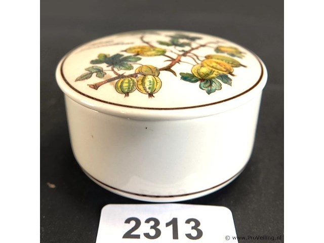 Porseleinen dekseldoos van villeroy & boch uit de botanica-serie - afbeelding 1 van  5