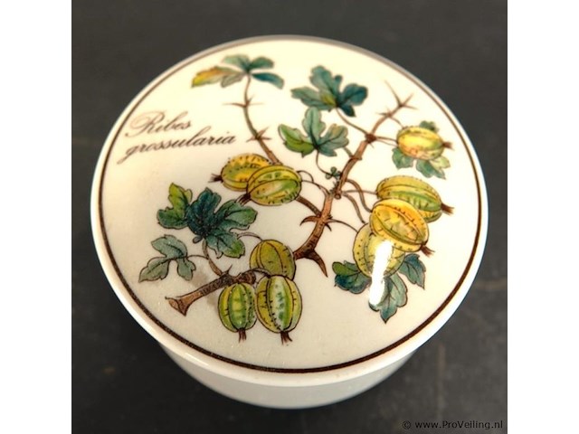 Porseleinen dekseldoos van villeroy & boch uit de botanica-serie - afbeelding 3 van  5
