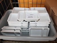 Porseleinen frietbakjes 28 stuks. - afbeelding 1 van  2