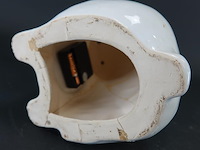 Porseleinen hond als klok - afbeelding 5 van  5