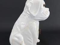 Porseleinen hond als klok - afbeelding 3 van  5