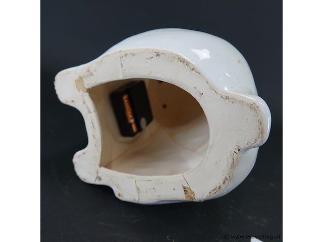 Porseleinen hond als klok - afbeelding 5 van  5