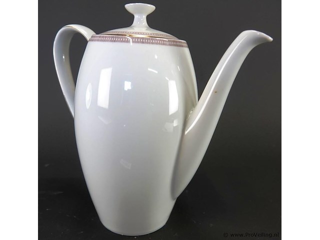 Porseleinen koffiepot - afbeelding 3 van  5