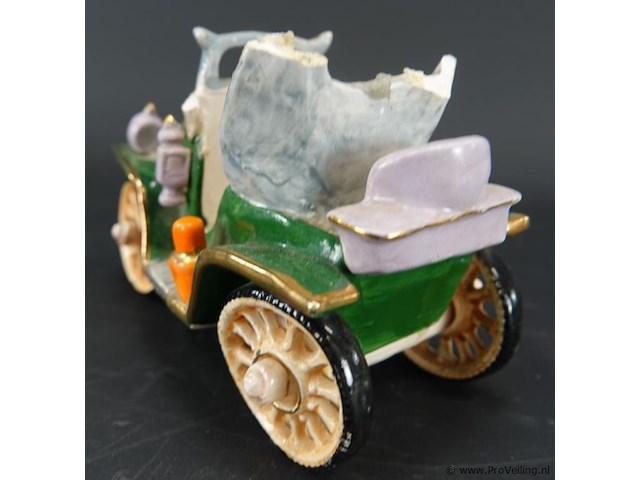 Porseleinen oldtimer als op foto's - afbeelding 3 van  5