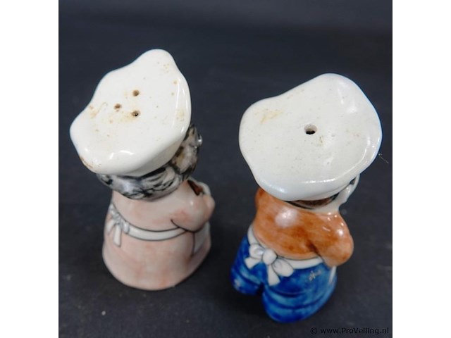 Porseleinen peper en zoutstel - afbeelding 4 van  5