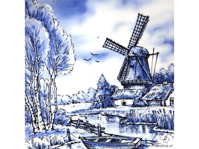 Porseleinen sierbord - afbeelding 3 van  5