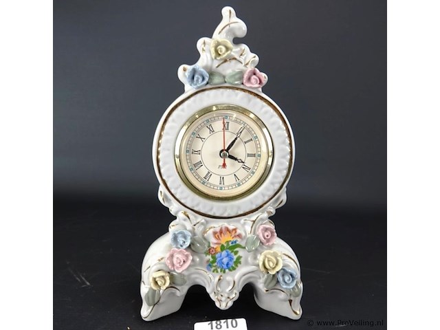 Porseleinen tafelklok - afbeelding 1 van  5